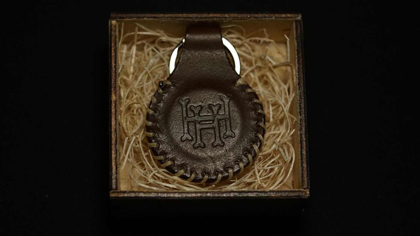 Drivers Leather Keychain