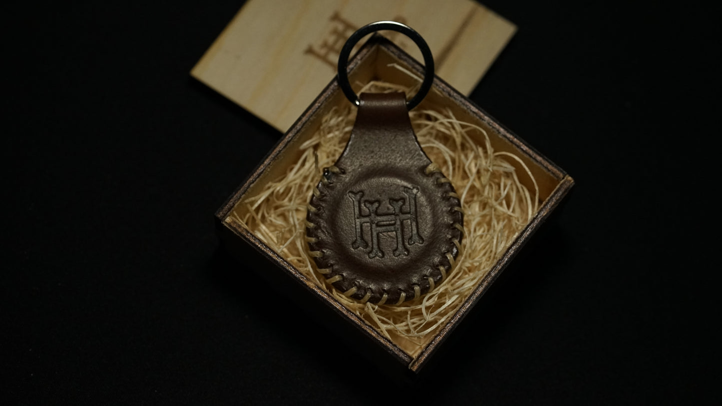 Drivers Leather Keychain