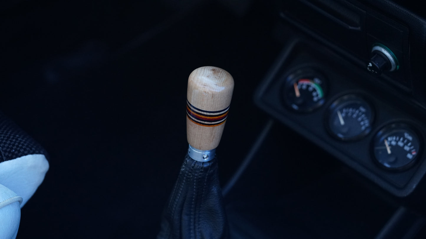 Maple With Multi Color Center Shift Knob