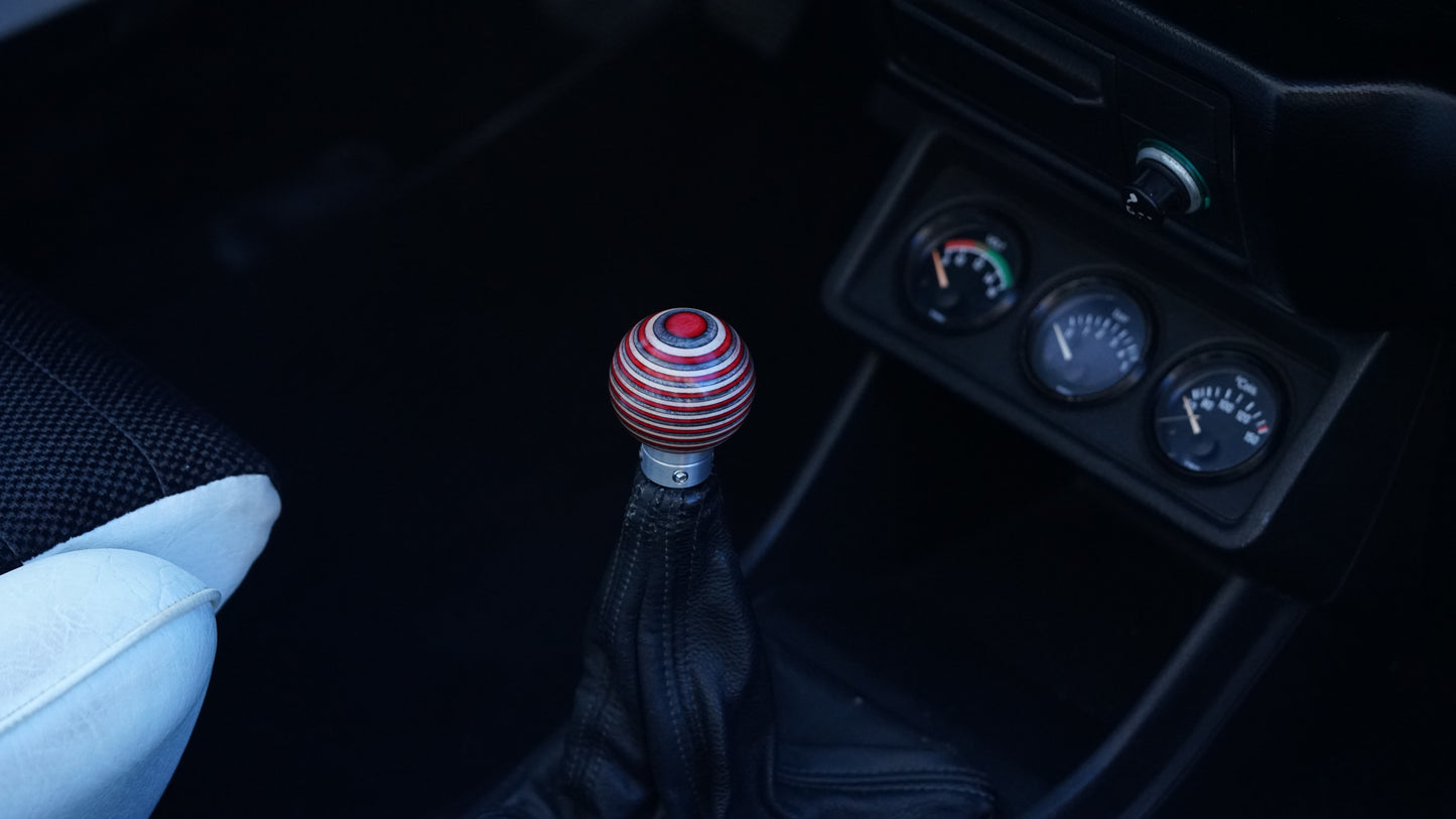 Red White and Blue Porsche Style Shift Knob