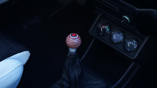 Red White and Blue Porsche Style Shift Knob
